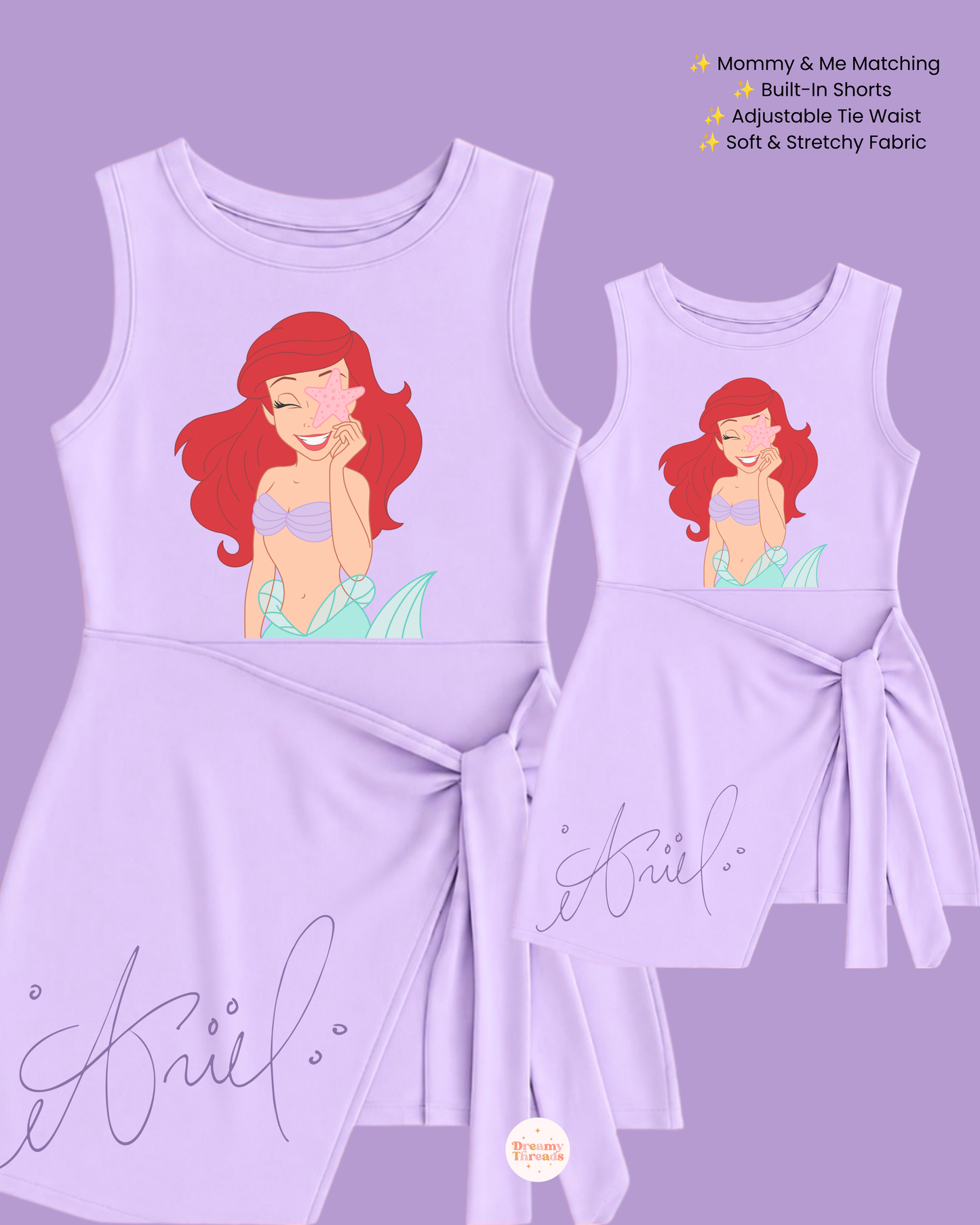 Princess Mommy & Me Athletic Dress