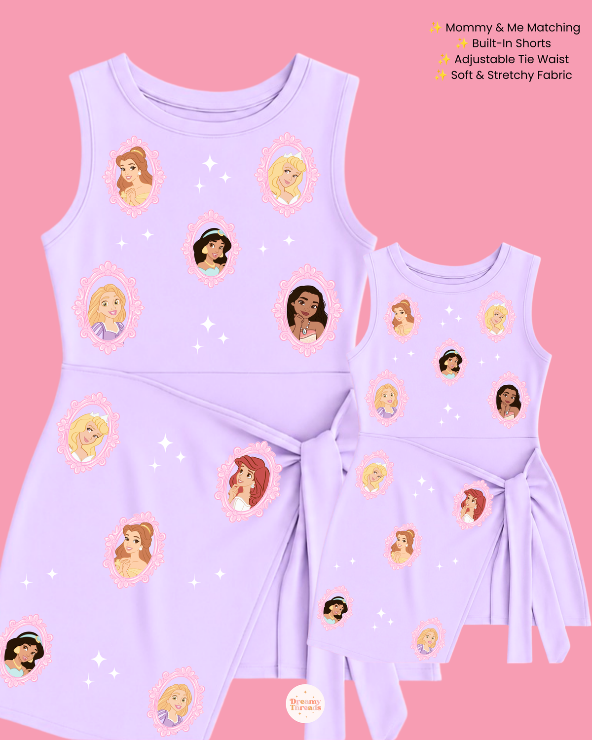 Princess Frames Mommy & Me Athletic Dress