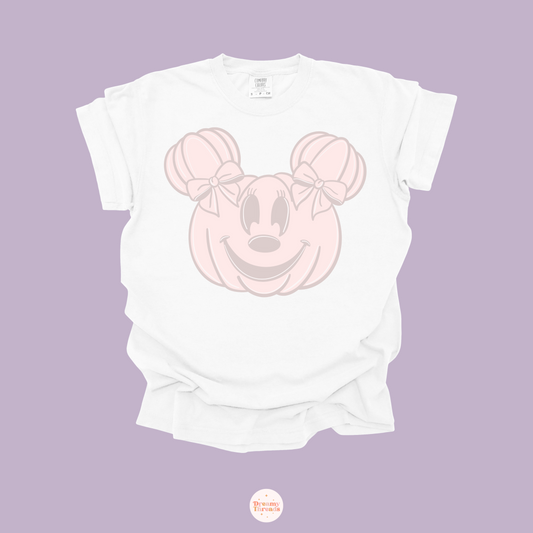 Pink Coquette Pumpkin Tee