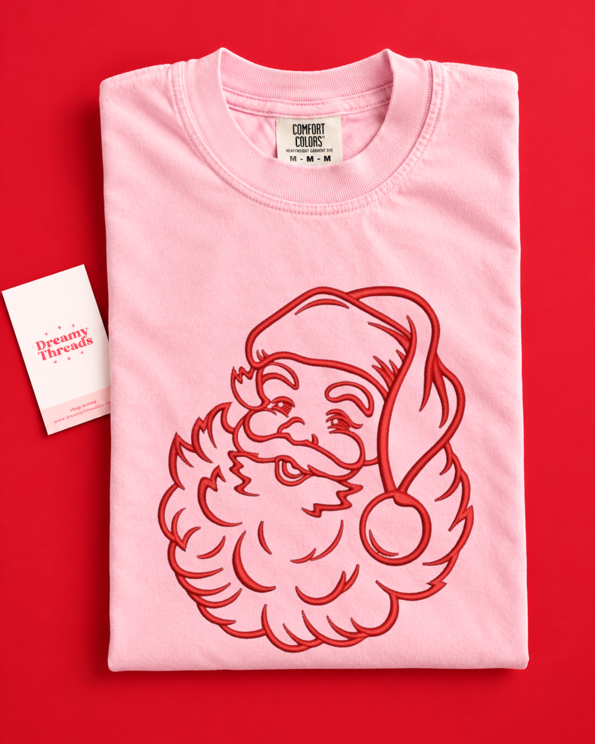 Vintage Santa Embroidered Tee/Sweatshirt