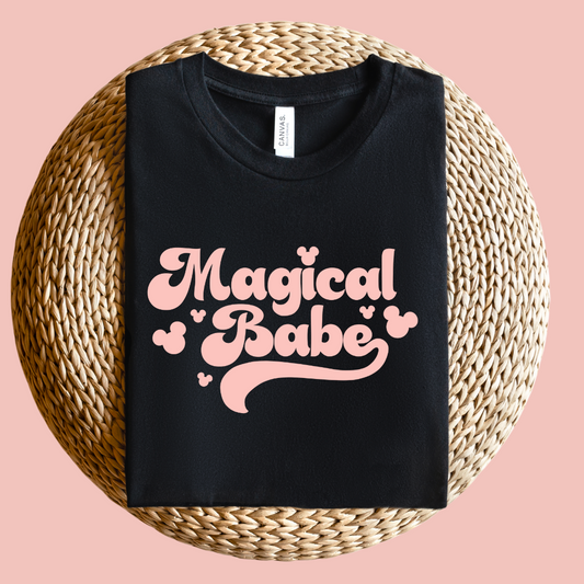 Magical Babe Pink Tee/Crew