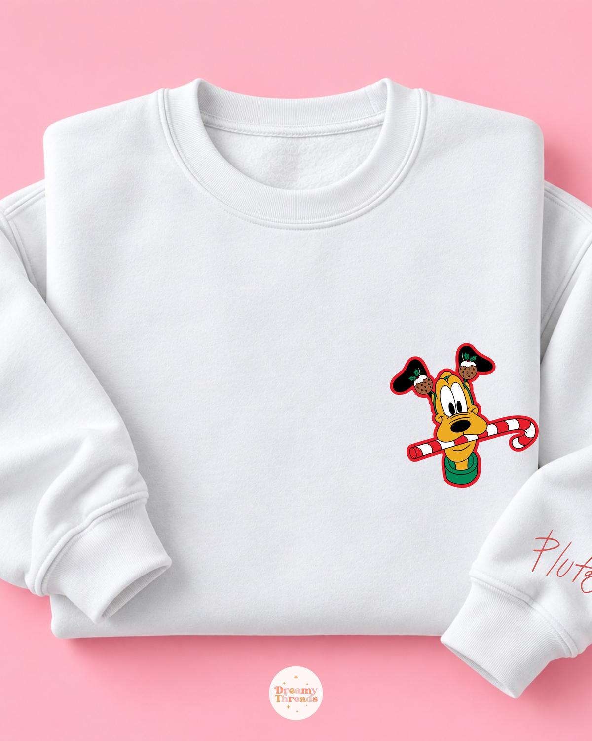 White Very Merry Crewneck Sweatshirt