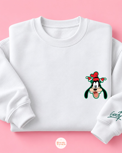 White Very Merry Crewneck Sweatshirt
