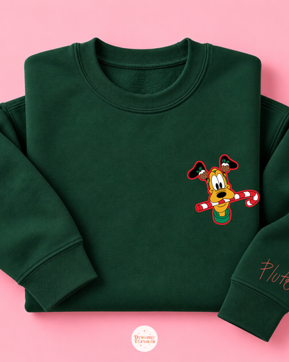 Green Very Merry Crewneck Sweatshirt