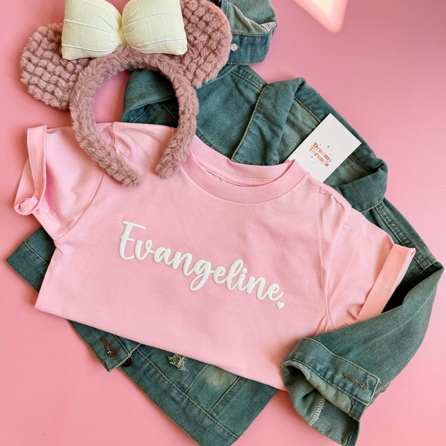 Pink Custom Name Shirt