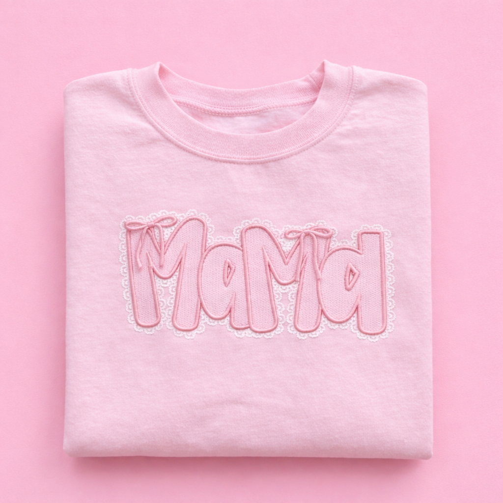 Coquette Mama Embroidered T-Shirt/Sweatshirt