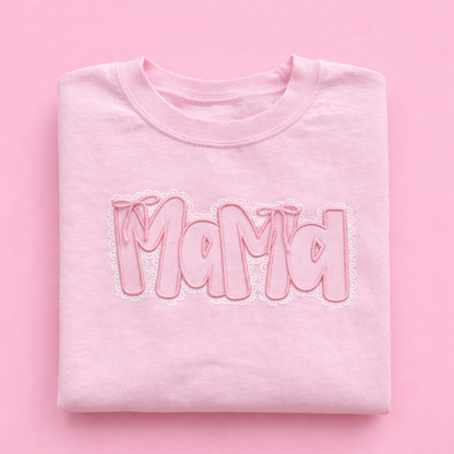 Coquette Mama Embroidered T-Shirt/Sweatshirt