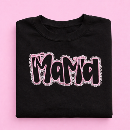 Coquette Mama Embroidered T-Shirt/Sweatshirt