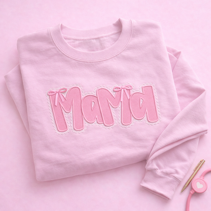 Coquette Mama Embroidered T-Shirt/Sweatshirt