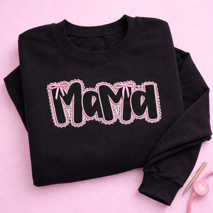 Coquette Mama Embroidered T-Shirt/Sweatshirt