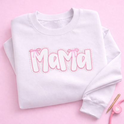 Coquette Mama Embroidered T-Shirt/Sweatshirt