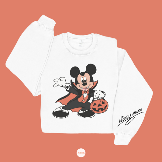 Halloween Mickey Signature Sweatshirt