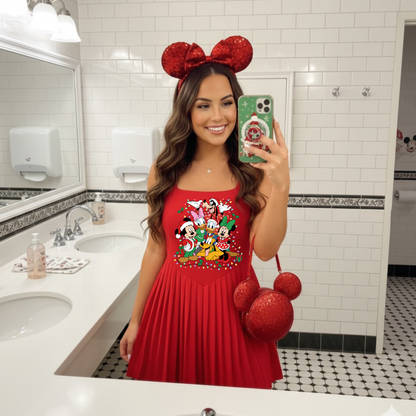 Vintage Christmas Adult Athletic Dress