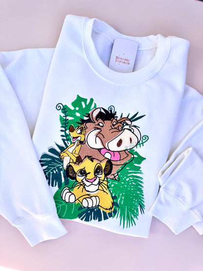 Hakuna Matata Embroidered Sweatshirt
