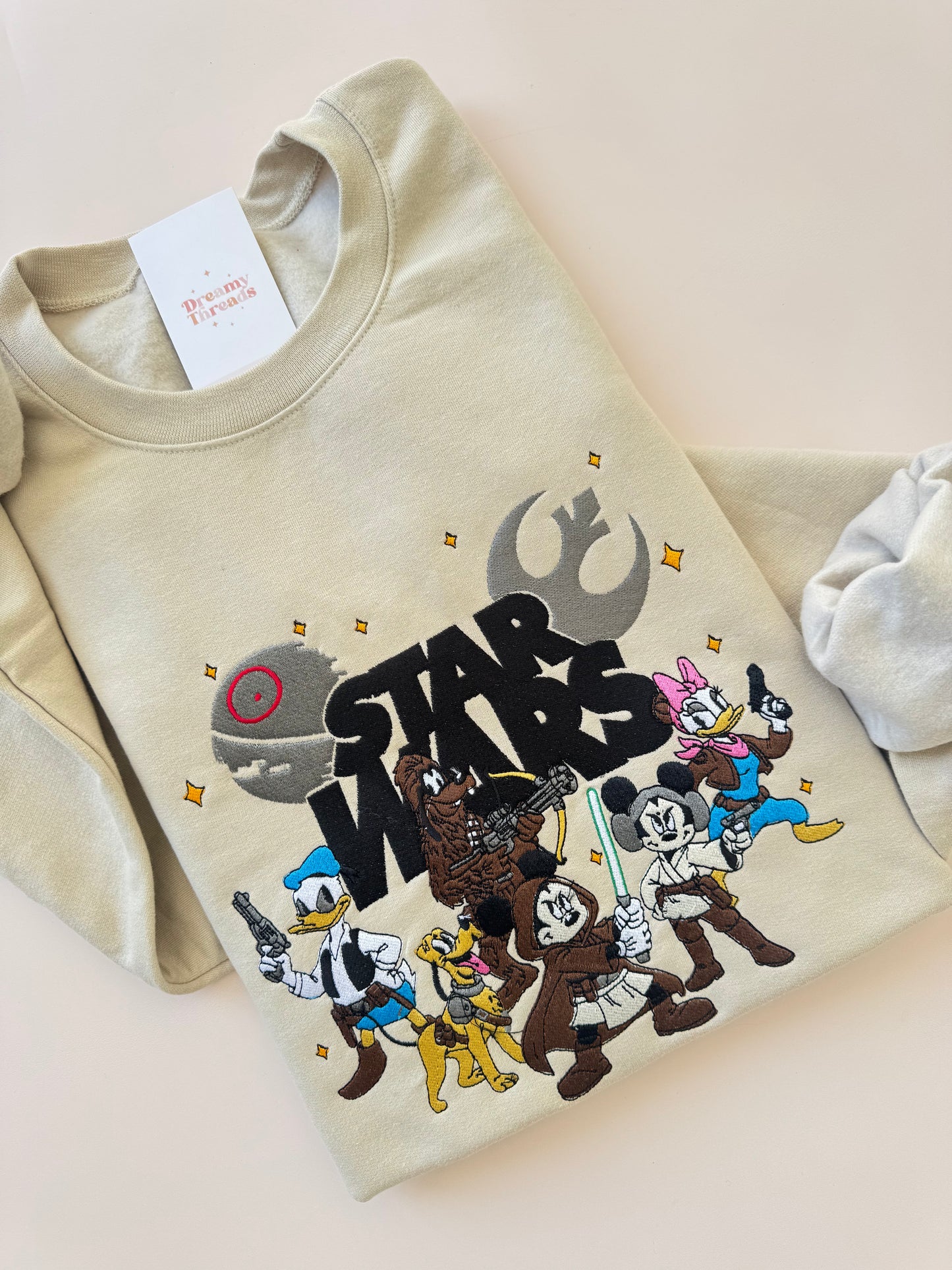 Galactic Pals Embroidered Sweatshirt