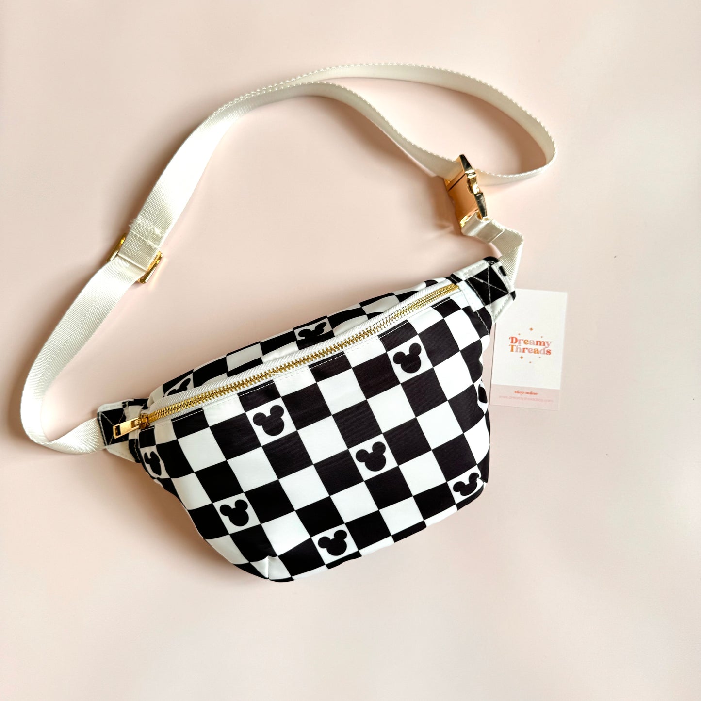 Black & White Mouse Fanny Pack