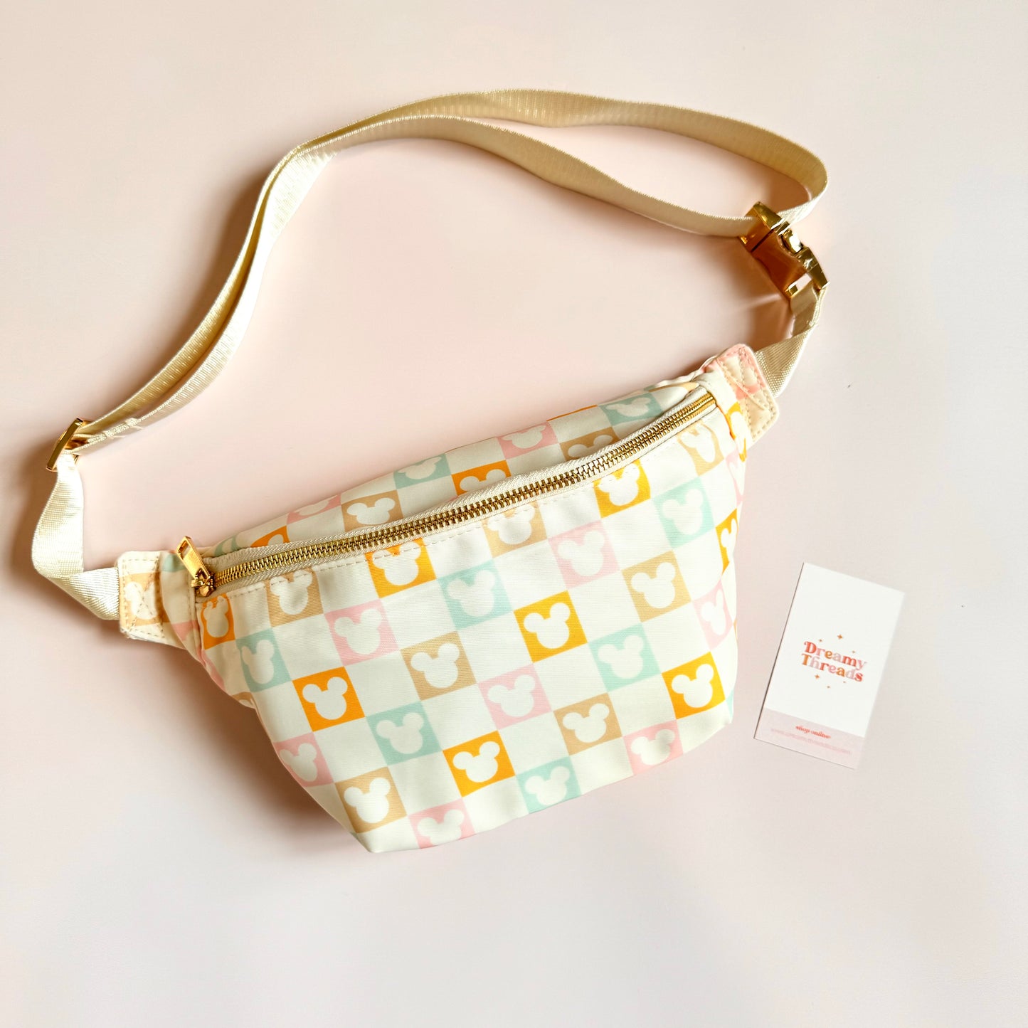 Pastel Mouse Fanny Pack