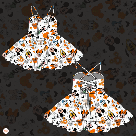 Spooky Friends Halloween Dress PRE-ORDER