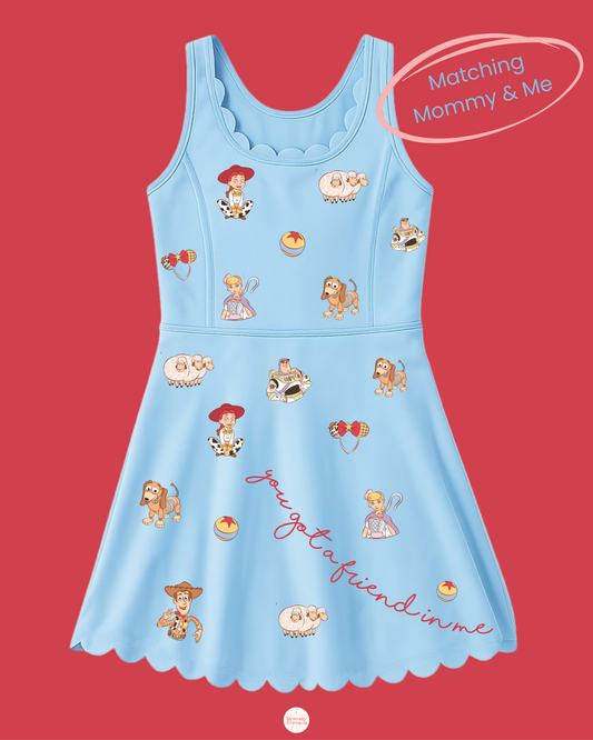 You Got A Friend In Me Toddler/Child Athletic Dress